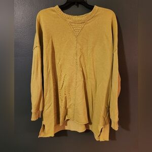 Aerie Bright Green Oversized Pullover Sweater Size S